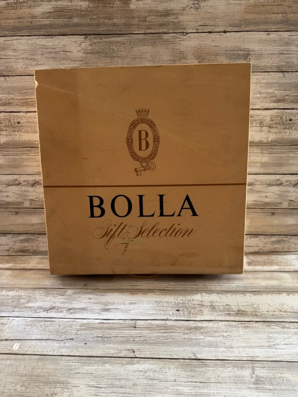 Vintage BOLLA Gift Selection Box - Wood